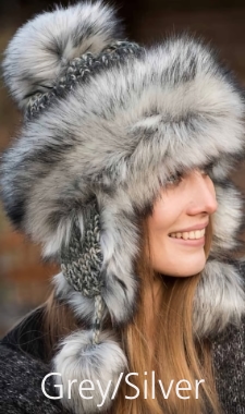 Beautiful faux fur hats